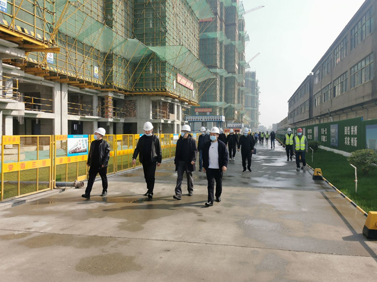 居民迁建工程项目顺利通过阜阳市建筑施工安全生产标准化工地现场验收